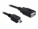 Cablu USB 2.0-A mama la mini USB tata 0,5 m - 82905 foto