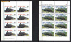 = TANZANIA TRENURI MNH 2poze foto