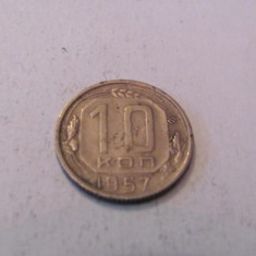 CY - 10 copeici (kopeks) 1957 URSS (Rusia)