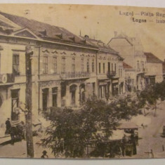 CY - Ilustrata Lugoj "Piata Regina Maria", circulata 1926