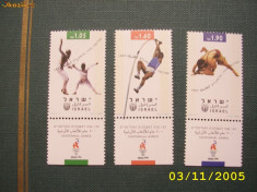 Israel 1996 sport olimpiada Atlanta mi 1397-99 foto