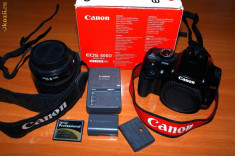 EOS 400D kit + geanta + 8GB flash + baterie originala foto