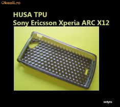 HUSA Sony Ericsson Xperia ARC X12 - HUSA SMOKE TPU - CEA MAI TARE HUSA Sony Ericsson Xperia ARC X12 - CRYSTAL ED foto