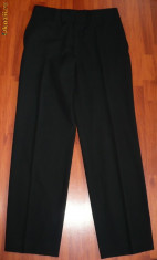 Pantaloni barbati HUGO BOSS, model James Brown, ORIGINALI, marimea 48, negri, eleganti, folositi - SUPER PRET!!! foto