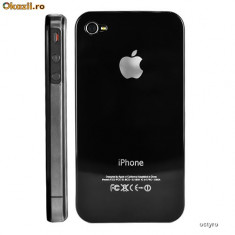iPHONE 4S - CARCASA DE PROTECTIE SUPER GLOSSY - BLACK EDITION - MODEL DEOSEBIT - CARCASA PROTECTIE iPHONE 4 foto