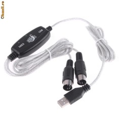 CABLU MIDI PE USB PRET FOARTE BUN foto