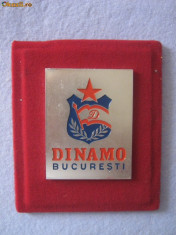 Dinamo Bucuresti Placheta Rara Emblema Perioada Comunista Fotbal foto