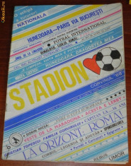 REVISTA STADION - SUPLIMENT AL PROGRAMULUI EDITAT DE CORVINUL HUNEDOARA - 1988 foto