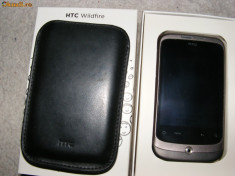 HTC Wildfire (A3333) cu husa originala si folie protectie foto