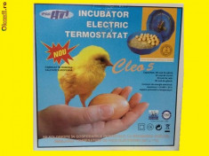 Incubator electric clocitoare 60 oua cleo 5, intoarcere, termostat Oferta Limitata!!! foto