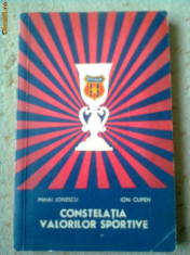 CONSTELATIA VALORILOR SPORTIVE STEAUA IONESCU CUPEN carte sport foto