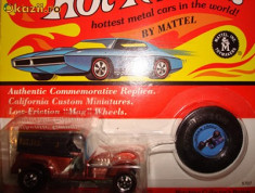 HOT WHEELS ; COMMEMORATIVE REPLICA :PADDY WAGON POLICE CAR ++1799 DE LICITATII !!! foto