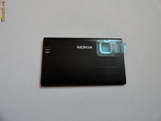 Piese telefon capac baterie spate Nokia 6500 slide black Original piesa Nokia 6500 negru Produs nou foto