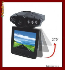 Camera video portabila cu inregistrare HD, inflarosu, DVR si display 2,5 inch TFT; speciala pt auto, masina, martor accident, cu senzor de miscare SPY foto
