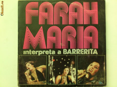 Disc vinil vinyl pick-up Electrecord FARAH MARIA Interpreta a BARRERITA foto