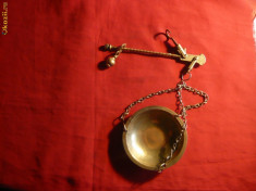 Miniatura Cantar cu un singur brat ( de piata) -bronz foto