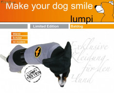 =Superba Haina pentru Catel-&amp;quot;LUMPI BATDOG&amp;quot;-Originale-Germania-Testate-Sigilate-Mas M= foto