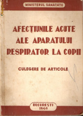 Afectiunile acute ale aparatului respirator la copii foto