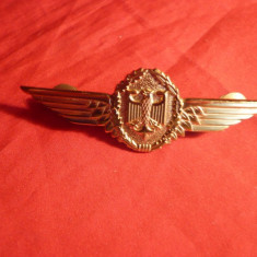 Insigna Aviate Militara RFG -metal aurit