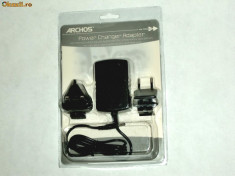 Alimentator adaptor incarcator 220v 5v 1A mini USB ARCHOS poate fi folosit la orice aparat cu alimentare prin mini USB foto