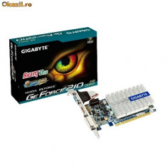 Placa video Gigabyte GeForce 210 1024MB DDR3 Silent, N210SL-1GI foto