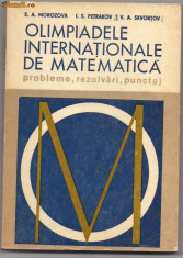 9A(329) E.A.Morozova-OLIMPIADELE INTERNATIONALE DE MATEMATICA foto