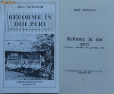 Radu Barbulescu , Reforme in doi peri sub guvernele FSN , Munchen , 1992 foto