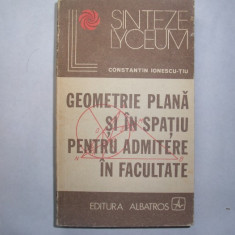 Geometrie plana si in spatiu Constantin Ionescu Tiu,r4