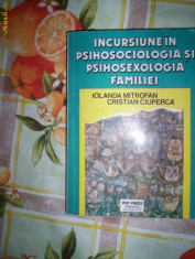 Incursiune in psihosociologia si psihosexologia familiei-IOLANDA MITROFAN,CRISTIAN CIUPERCA foto