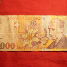 Bancnota 5000 Lei 1998 , cal.medie