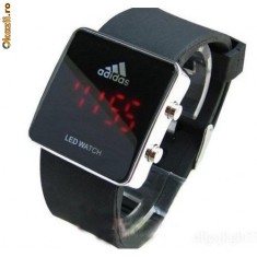 CEAS ADIDAS LED WATCH CUREA SILICON DESIGN ATRACTIV MODELE NOI foto