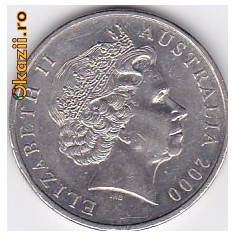 Moneda Australia 20 Centi 2000 - KM#403 XF
