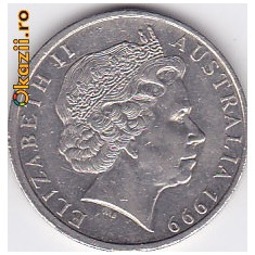 Moneda Australia 20 Centi 1999 - KM#403 XF