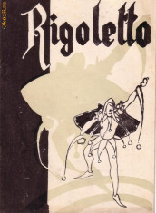 Rigoletto-Program opera de stat IASI 1958 foto