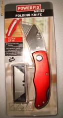 CUTTER PROFESIONAL POWERFIX FOLDING KNIFE foto