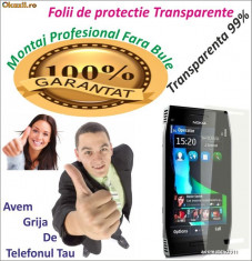 Folie de protectie nokia x7 calitate MONTAJ GRATUIT foto