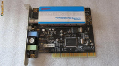 807# Placa PCI 2 in 1 Typhoon TV Card si PCI capture card cu video in audio in s-video in audio out si tv tunner foto