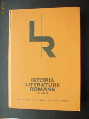 ISTORIA LITERATURII ROMANE - STUDII ( NR 7777 ) foto