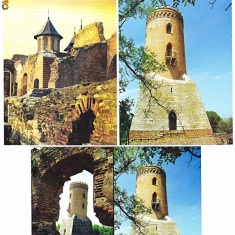 Targoviste-Curtea Domneasca ,Turnul Chindiei LOT 3 ilustrate postale