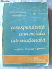 &amp;quot;CORESPONDENTA COMERCIALA INTERNATIONALA - Engleza, Franceza, Germana&amp;quot;, 1980 foto