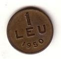 MONEDA-1LEU 1950 foto