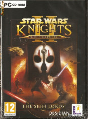 JOC PC STAR WARS KNIGHTS OF THE OLD REPUBLIC 2 THE SITH LORDS SIGILAT ORIGINAL / STOC REAL / by DARK WADDER foto