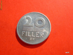 Ungaria 20 filler 1982 foto