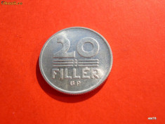 Ungaria 20 filler 1988 foto