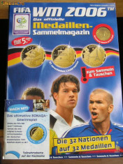 REVISTA COLECTIE MEDALII FOOTBAL 2006 - GERMANIA foto