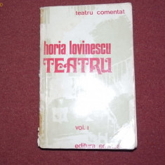 Horia Lovinescu - Teatru Vol.1