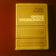 Petre Andrei Opere sociologice vol. I