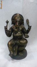 Statueta bronz &amp;quot;Ganesha&amp;quot; mare 2 foto