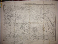Harta Jilava - Planul director de tragere - serviciu geografic al armatei - 1929 foto