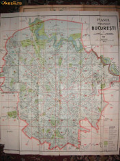 Planul Municipiului Bucuresti - 1939 foto
